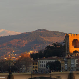 L’ultimo raggio di sole sulla Torre di San Niccolò