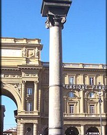 Colonna dell’abbondanza, l’ombelico di Firenze.