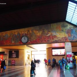 Omaggio a Giampaolo Talani con il suo affresco nella Stazione di Santa Maria Novella.