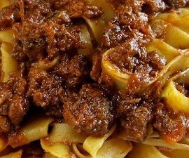 Ragù di cinghiale, la ricetta nostrana.