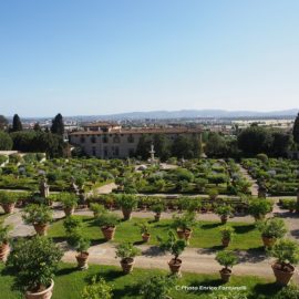 La Villa medicea di Castello con il suo spettacolare giardino rinascimentale italiano.