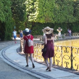 Passeggiando al Giardino di Boboli.